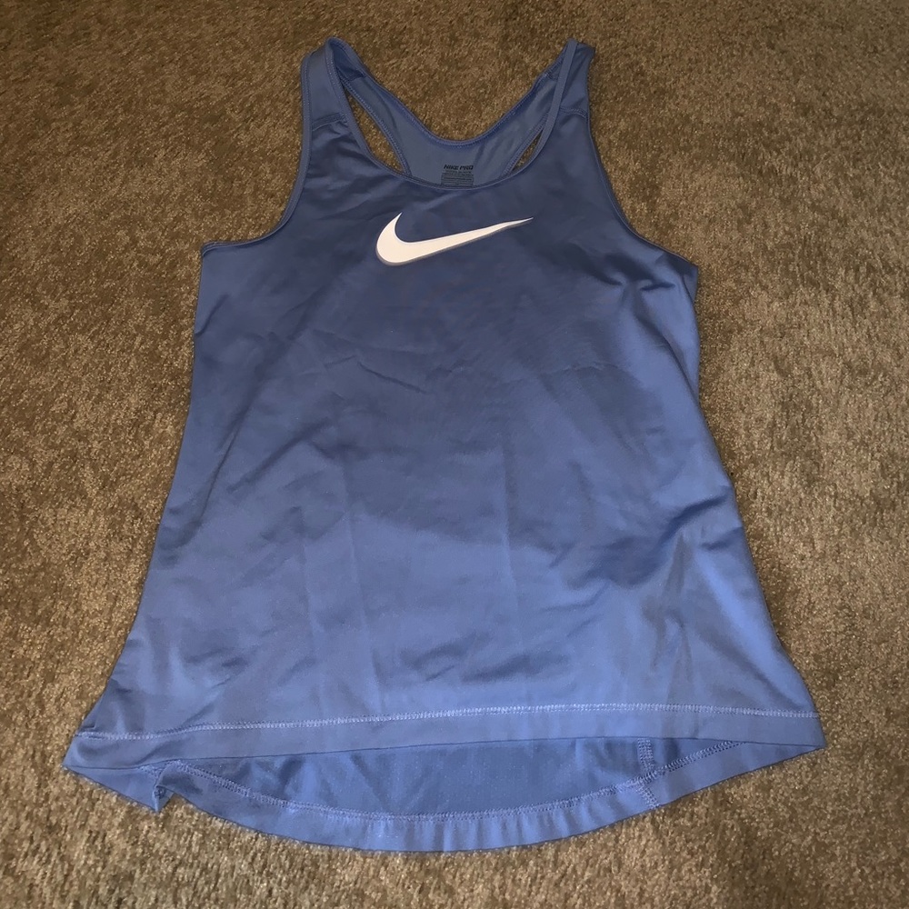 baby blue nike tank